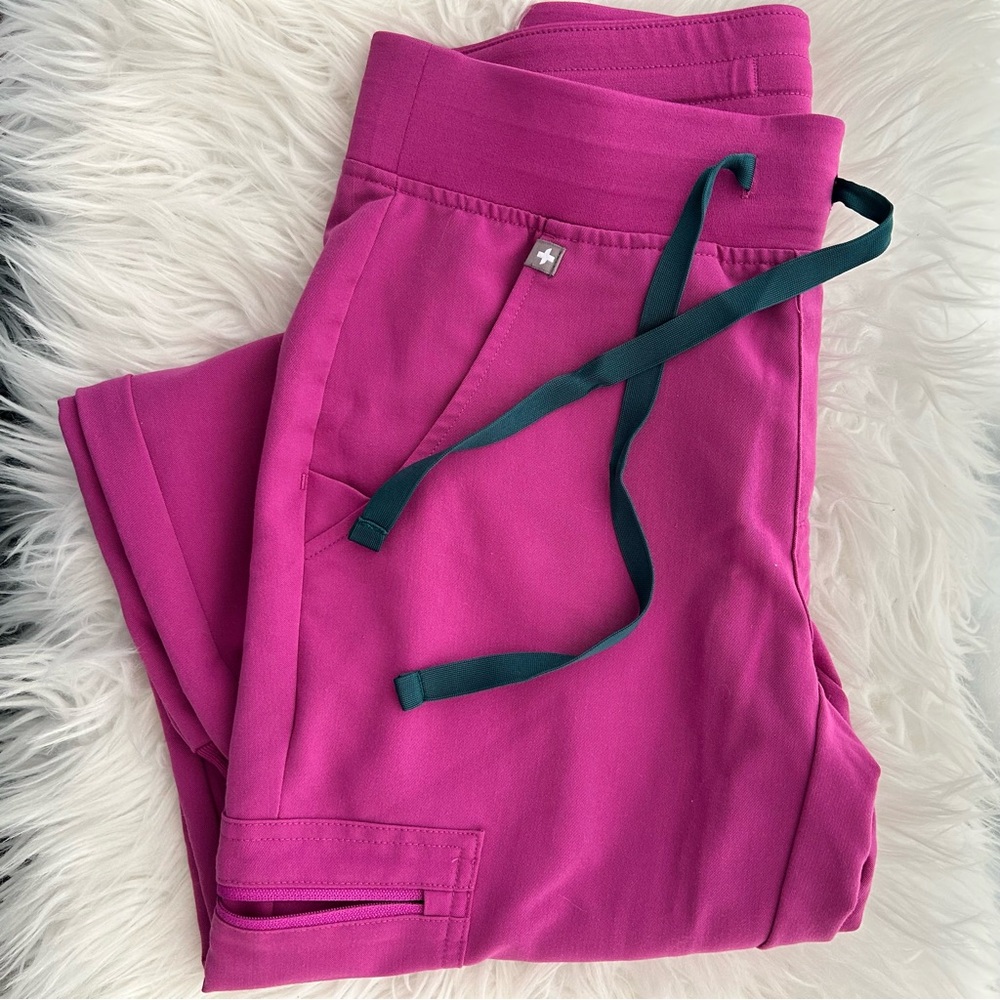 Figs Zamora Jogger Scrub Pants Bright Fuschia XXSP